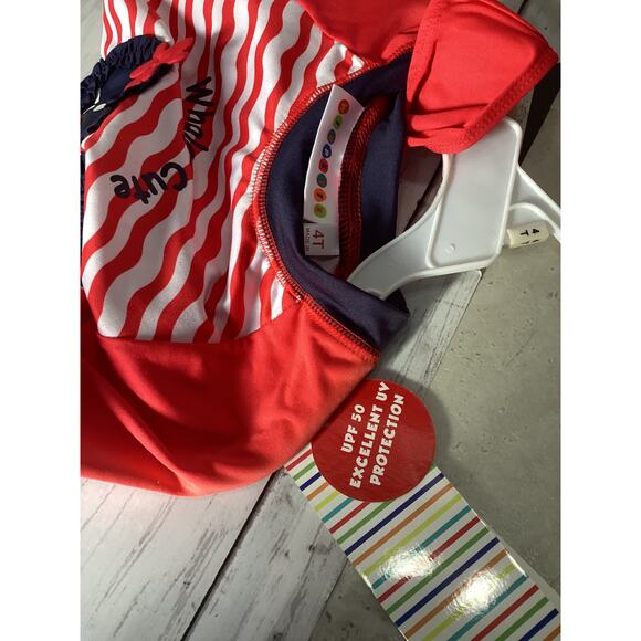 Wippette Baby-Girls Baby Girls Two Piece Rashguard Set(4T) - Picture 3 of 3